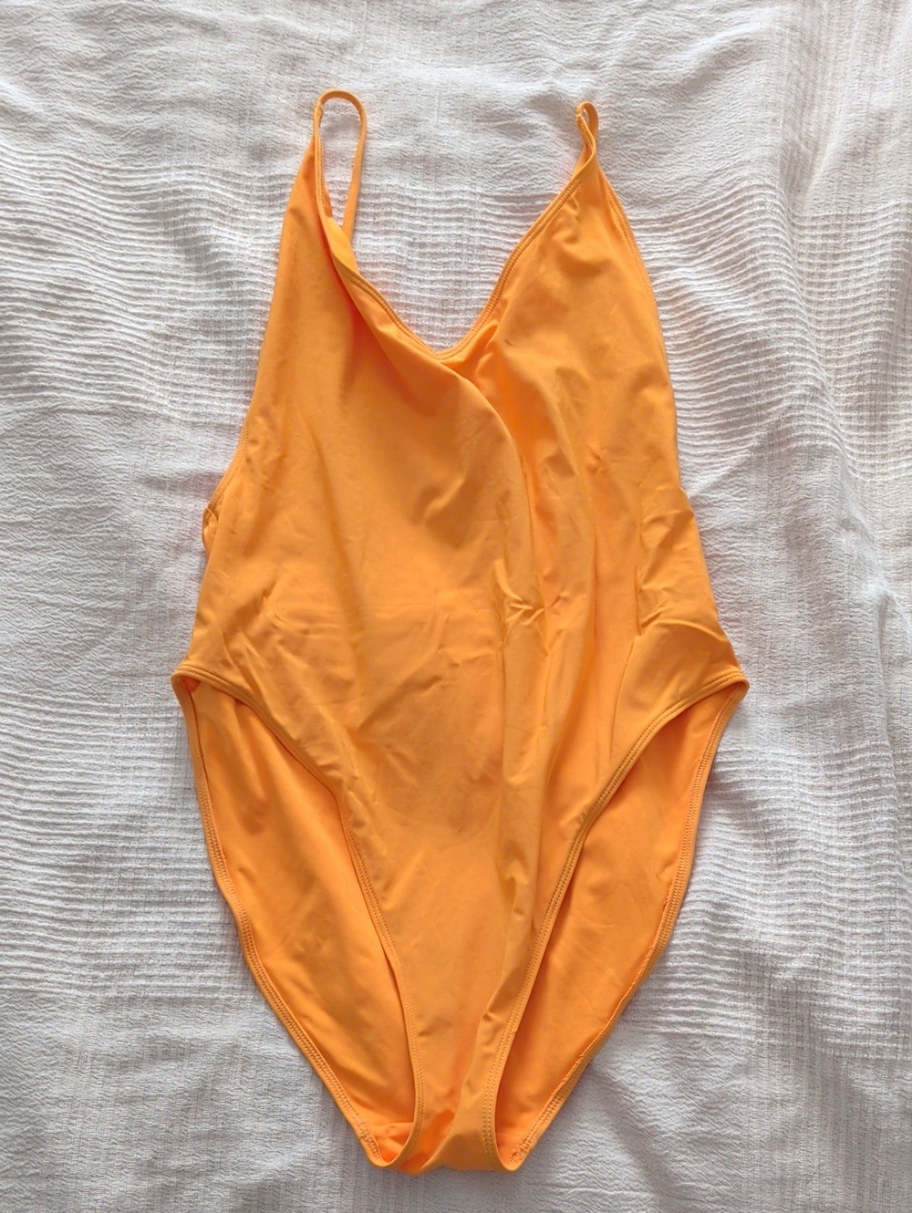 H&M Vibrant Orange One-Piece Swimsuit